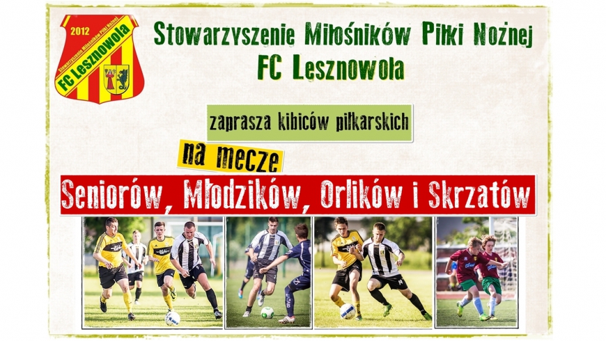 FC LESZNOWOLA zaprasza na weekend z piłką nożną