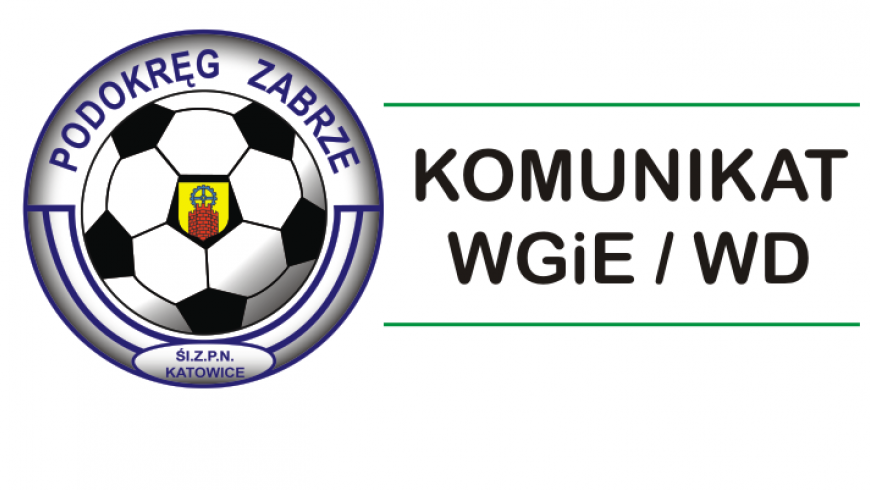 Komunikat WGiE/WD (26 kwietnia 2017)