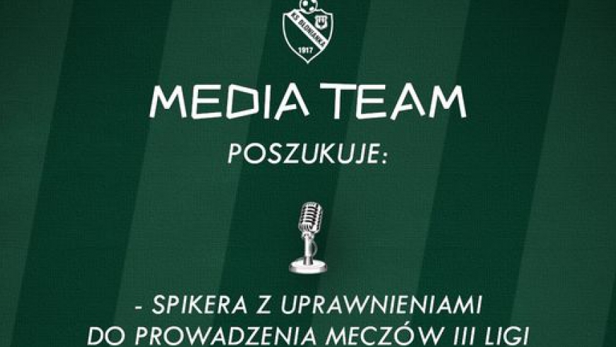 DOŁĄCZ DO TEAMU MEDIALNEGO BŁONIANKI