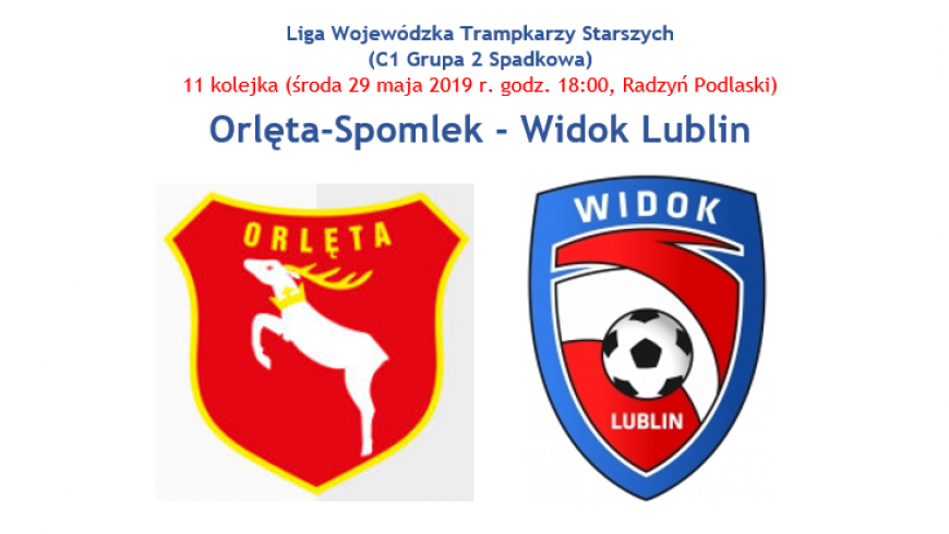 Orlęta-Spomlek Radzyń Podlaski - Widok Lublin (środa 29.05.2019 godz. 18:00, Radzyń Podlaski)