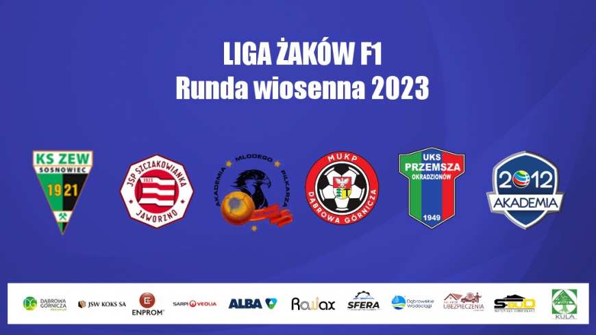 Terminarz Ligi Żaków F1 - wiosna 2023