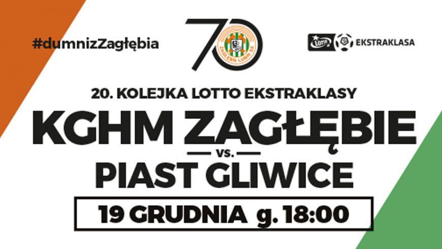 Zagłębie Lubin vs. Piast Gliwice - 19.12.2016 g.18:00