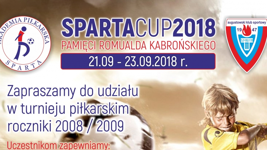 SPARTA CUP - Augustów 21-23. 09.2018