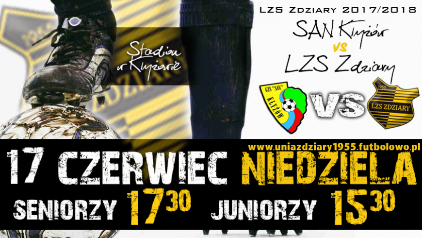 Zapowiedź 33 Kolejki: San Kłyżów - LZS Zdziary.