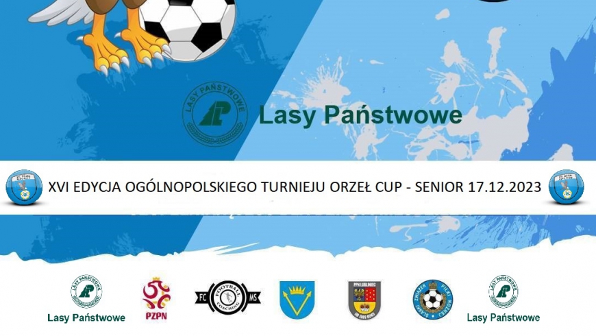 W dniu 17.12.2023 rozpocznie się XVI Edycja Ogólnopolskiego Turnieju Orzeł Cup dla kategorii seniorów.