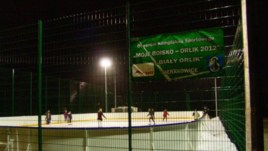 Lodowisko Biały Orlik czynne W FERIE OD 10:00 DO 21:00