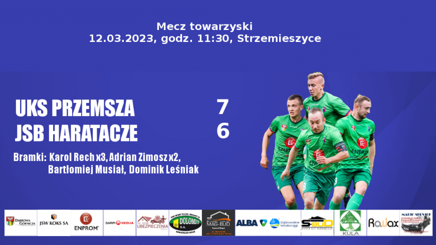 Sparing. Przemsza Okradzionów - JSB Haratacze 7-6