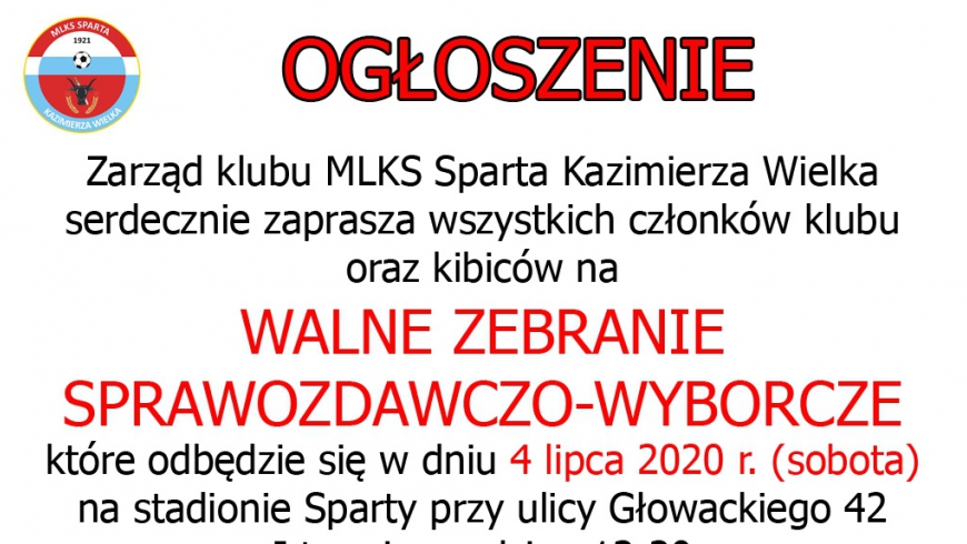 Walne Zebranie Sprawozdawczo-Wyborcze