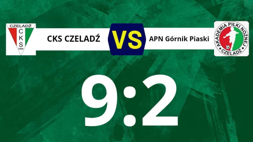 MŁODZIK D1: CKS CZELADŹ - APN Górnik Piaski