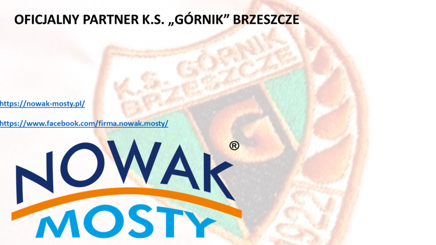 Nowy Partner Klubu Sportowego "Górnik" Brzeszcze