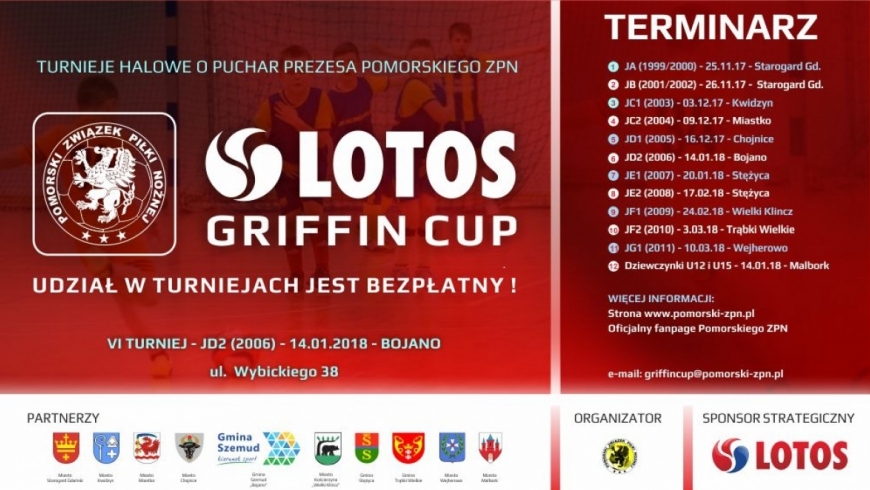 LOTOS GRIFFIN CUP rocznik 2006 - 14.01.2018r.