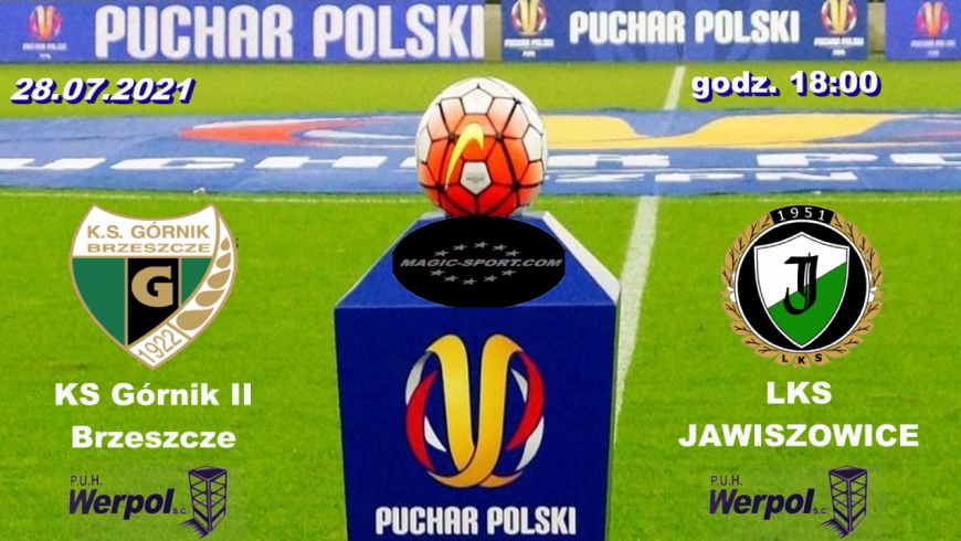 Zapraszamy wszystkich kibiców  na Derby Gminy Brzeszcze pomiędzy  KS Górnik Brzeszcze II &  LKS Jawiszowice w ramach II r. Magic-sport.com Pucharu Polski 2021/2022, grupa: Małopolski ZPN - Oświęcim