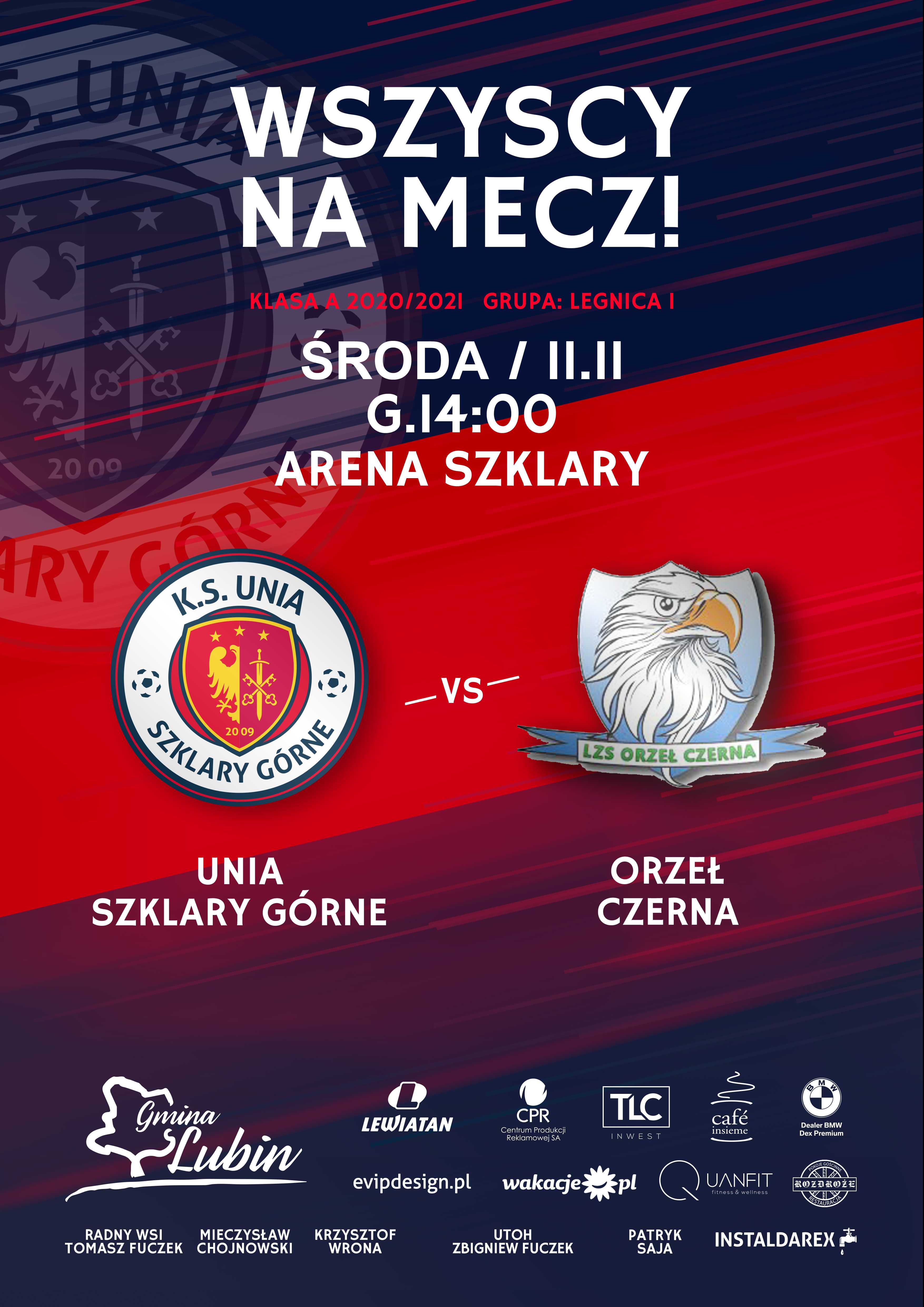 Plakat meczowy Unia vs. Orzeł