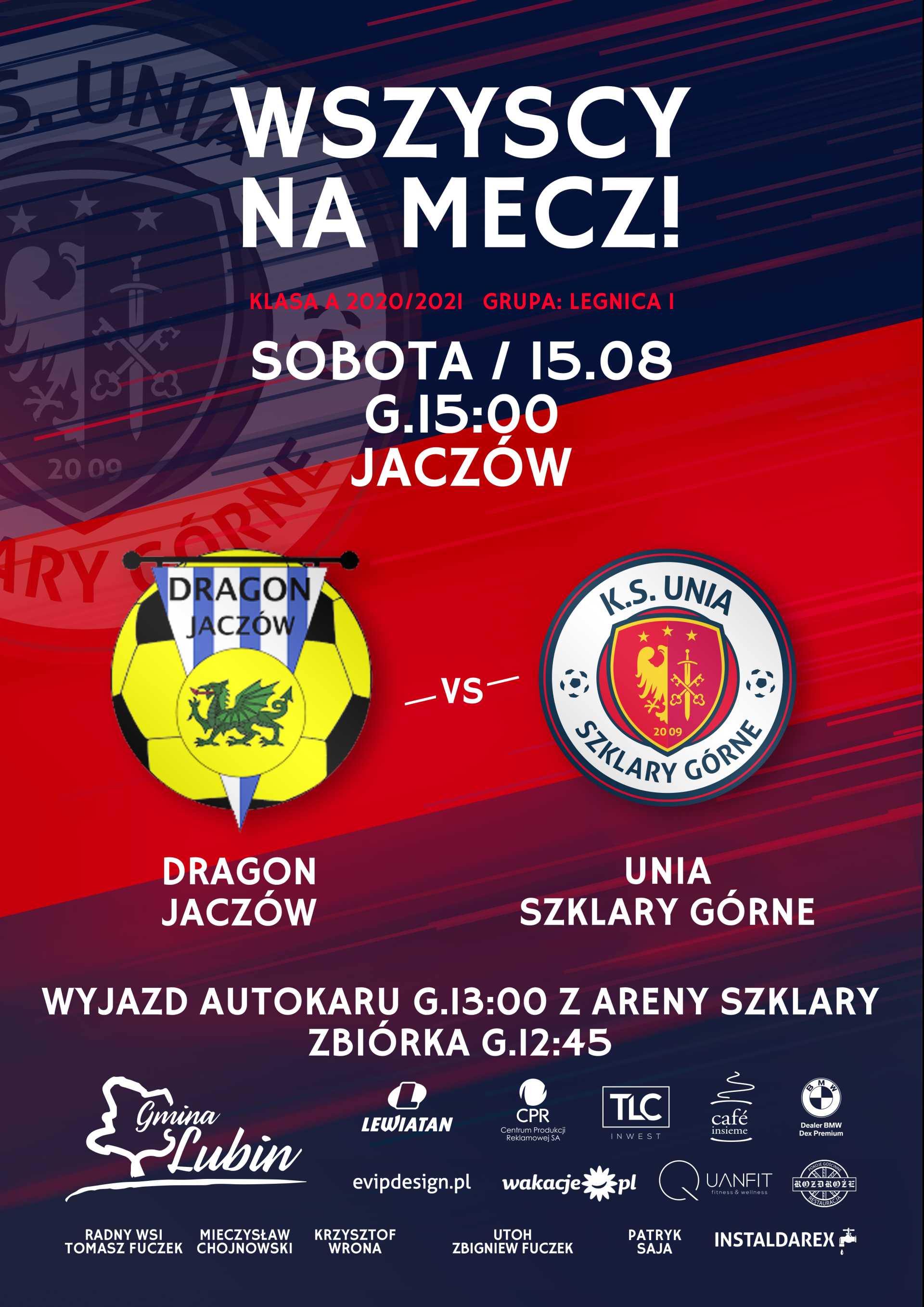 Plakat meczowy Dragon Jaczów vs. Unia Szklary Górne